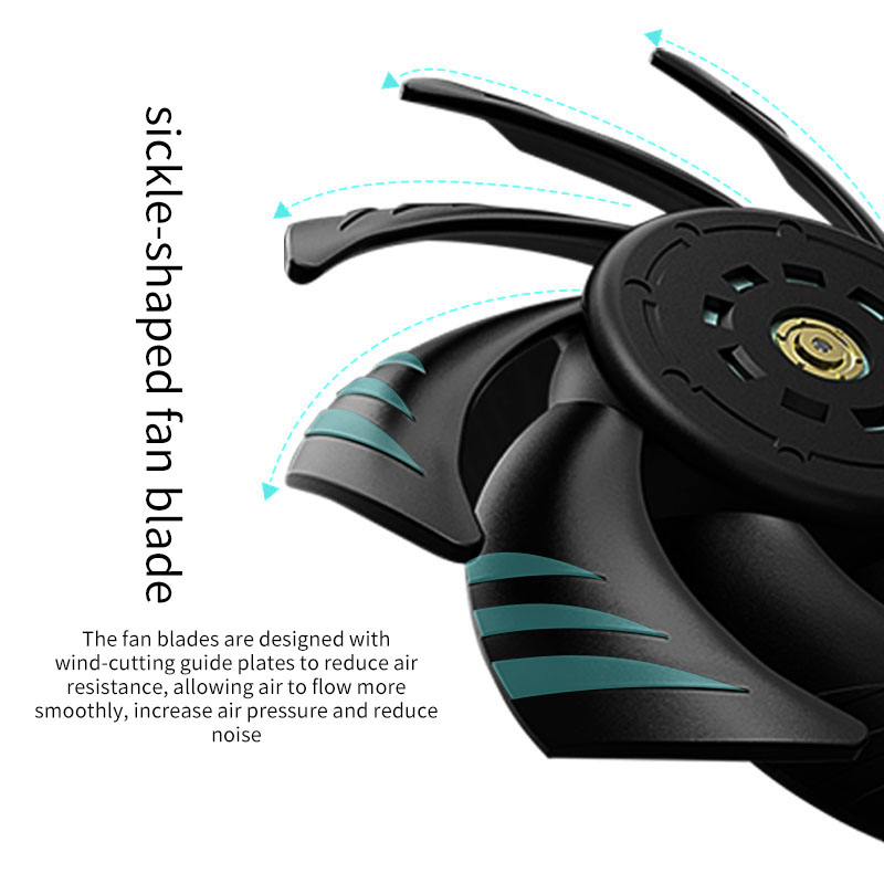 Water-Cooled Cpu High-Performance FDB12vPWM4pin Intelligent Temperature Control Desktop Chassis Heat Dissipation High Wind Pressure Chassis Fan