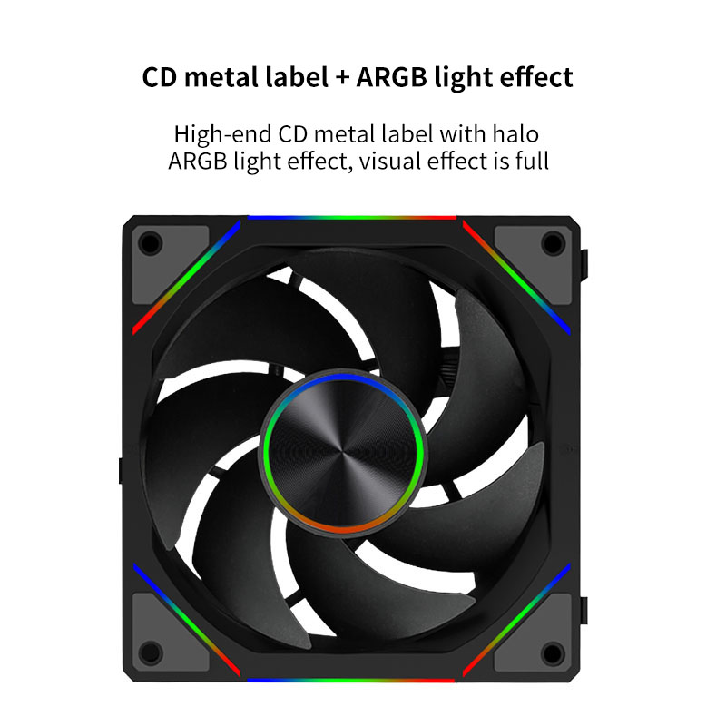 Prism-JM2 Triple Wireless Splicing Building Blocks ARGB Fan RGB Lighting Effect 5V Compatible With Infinite Mirror Temperature Control Shenguang Synchronization