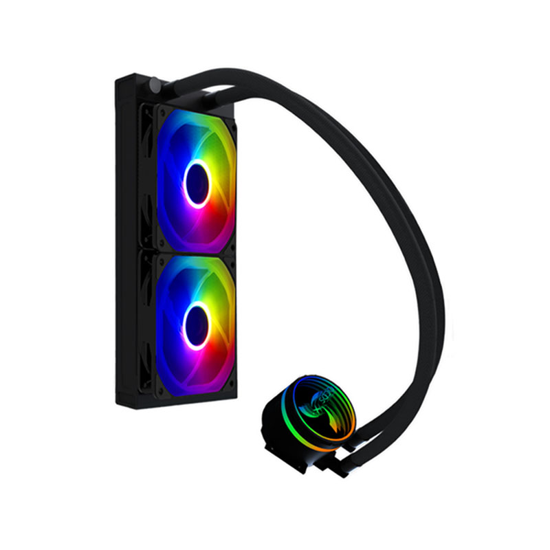 How does the water-cooled computer CPU radiator perform in terms of noise control?